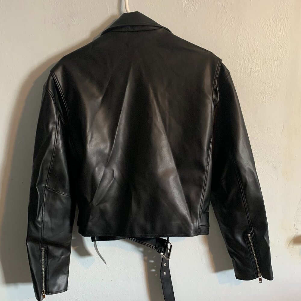Emma Pleather Rider Jacket - NWT - Picture 3 of 5